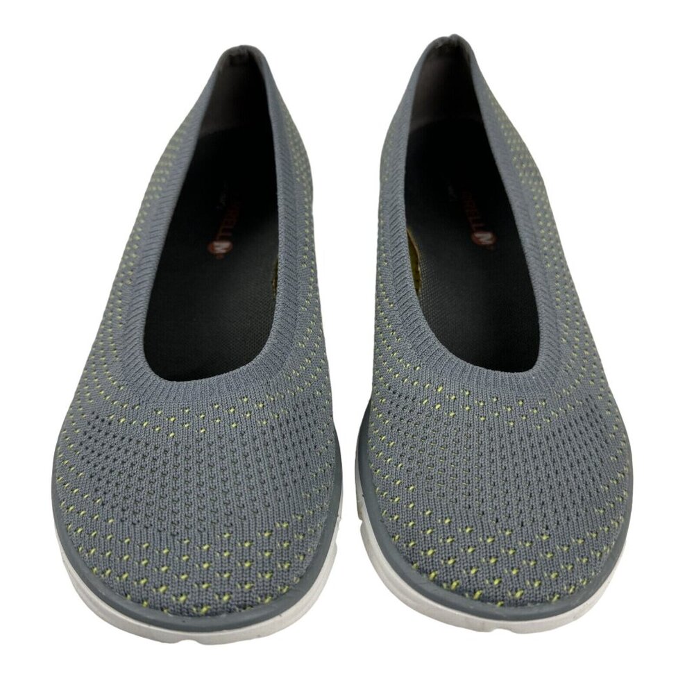 Merrell Q Form 2 Knit Monument Shoes Womens Size 7 Gray Green Stretch Slip On - Picture 2 of 12